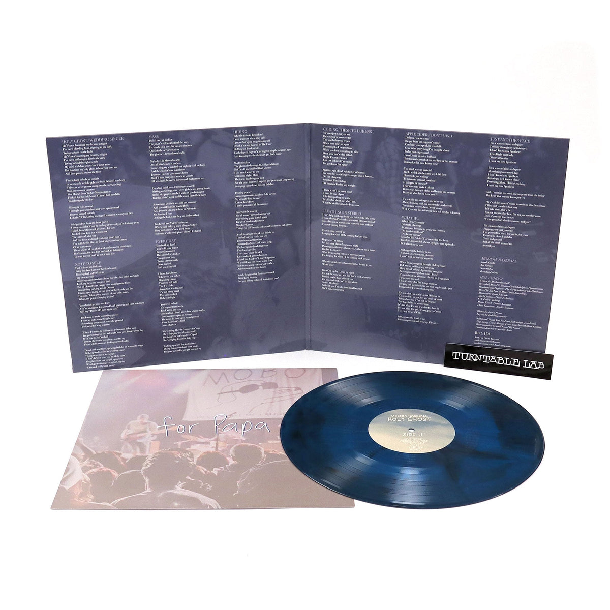 Modern Baseball: Holy Ghost (Black & Blue Colored Vinyl)