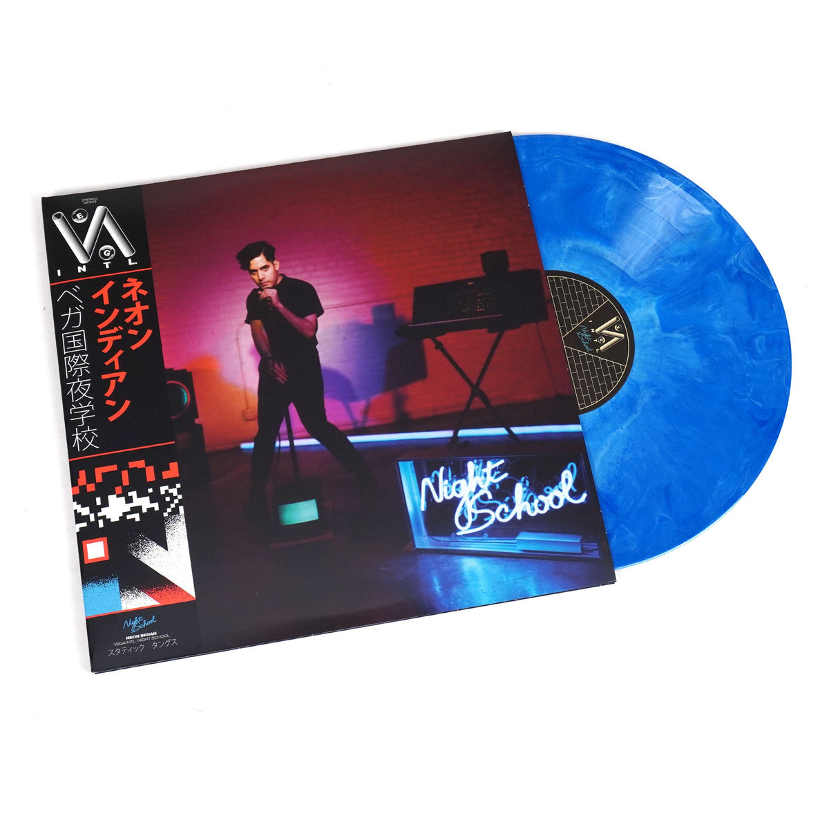 Neon Indian: Vega Intl. Night School (Blue Colored Vinyl) Vinyl 2LP