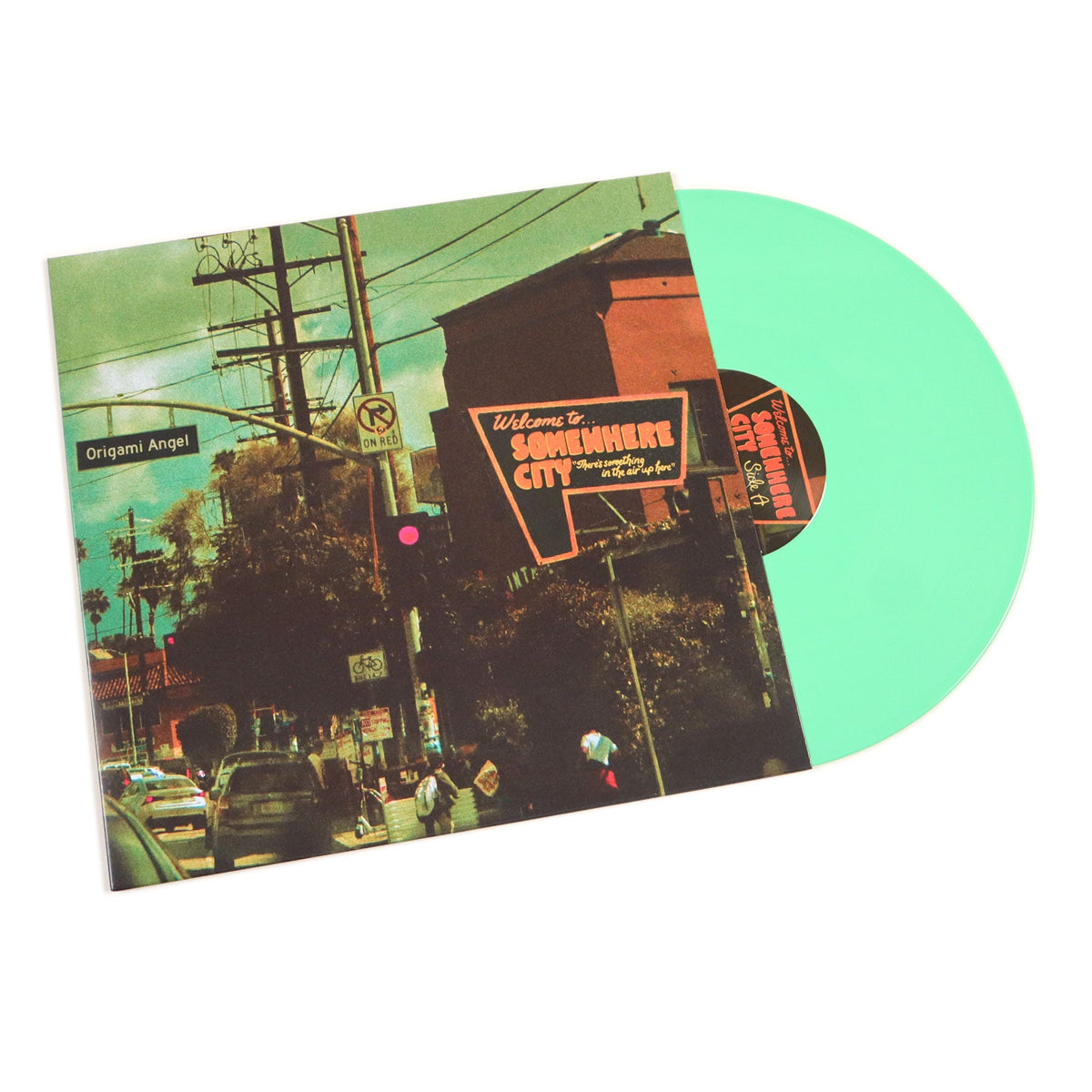 Origami Angel: Somewhere City (Green Colored Vinyl)