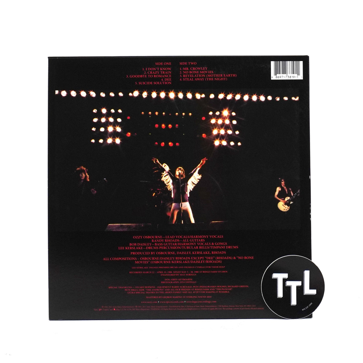 Ozzy Osbourne: Blizzard Of Ozz (180g)