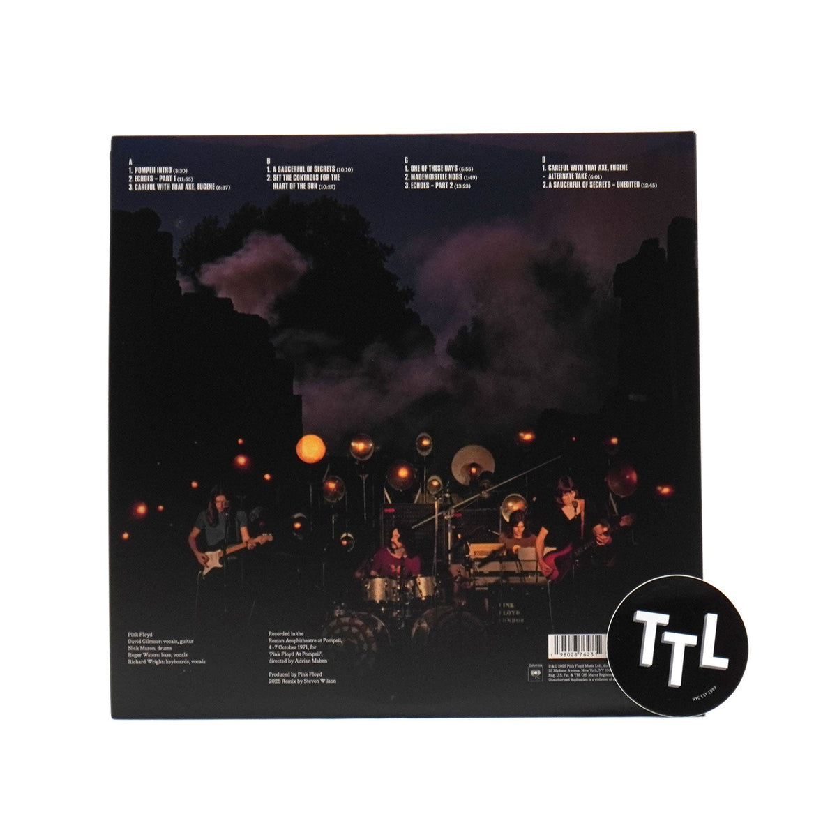 Pink Floyd: At Pompeii - MCMLXXII Vinyl 2LP