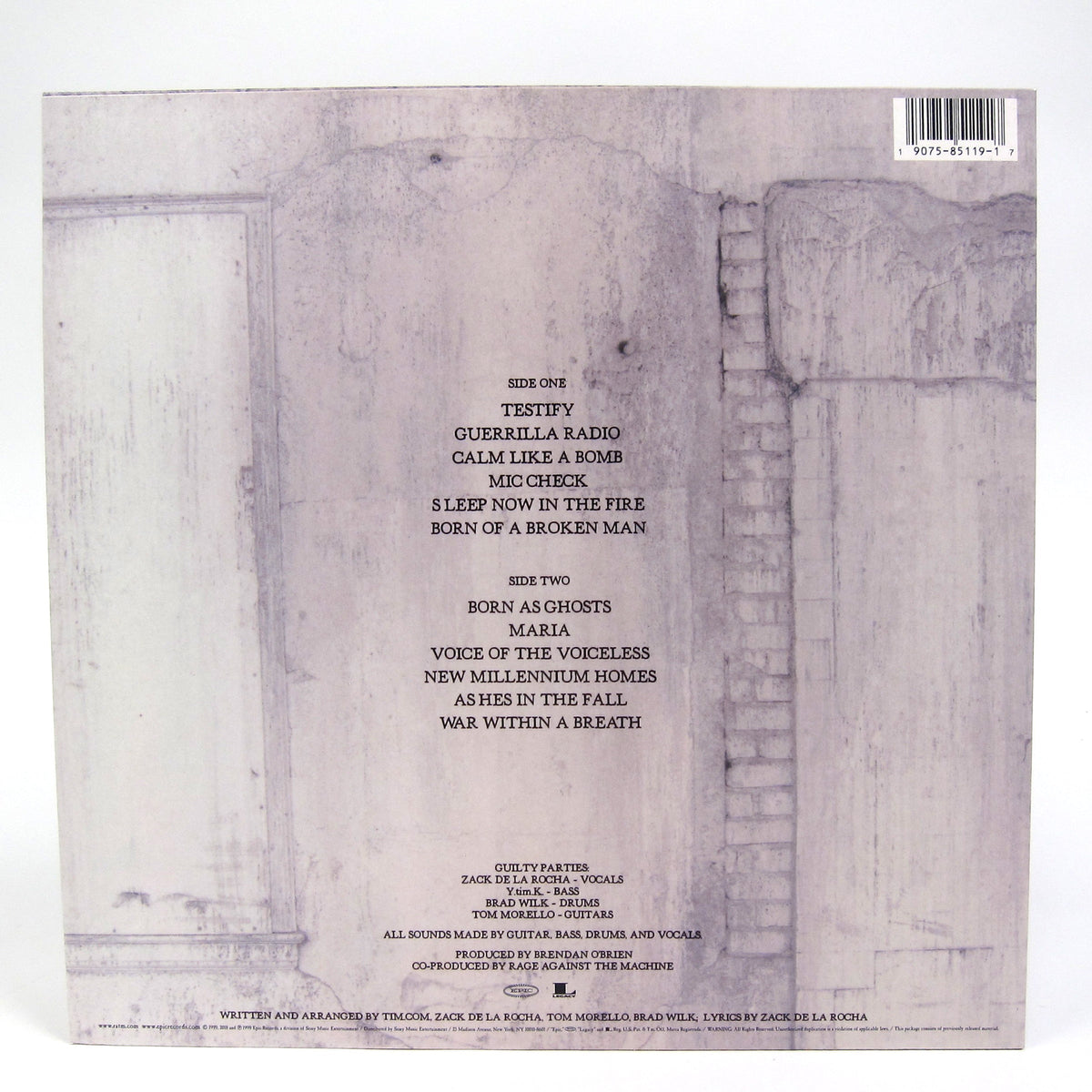Rage Against The Machine: The Battle Of Los Angeles (180g)