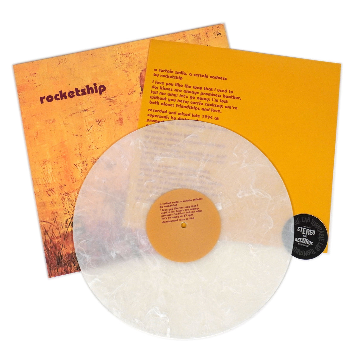 Rocketship: A Certain Smile, A Certain Sadness (Colored Vinyl)