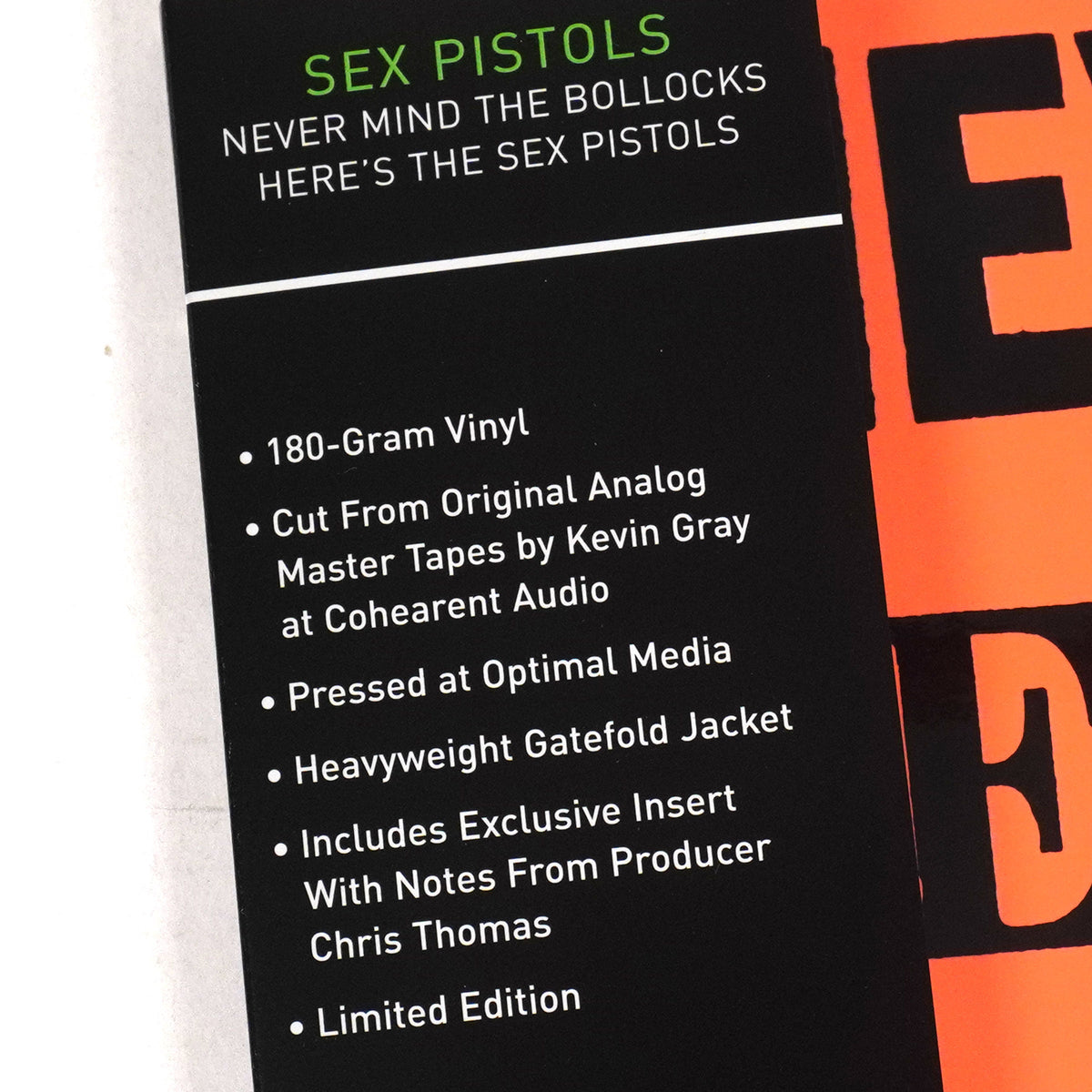 Sex Pistols: Never Mind The Bollocks (Rhino High Fidelity 180g)