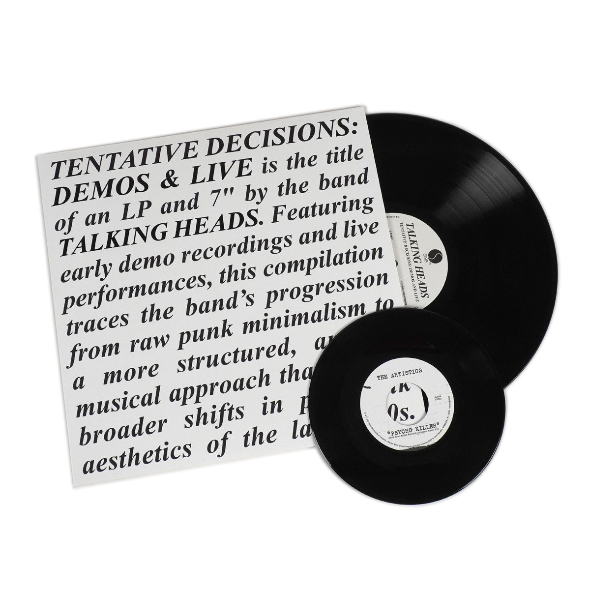 Talking Heads: Tentative Decisions - Demos & Live +7"