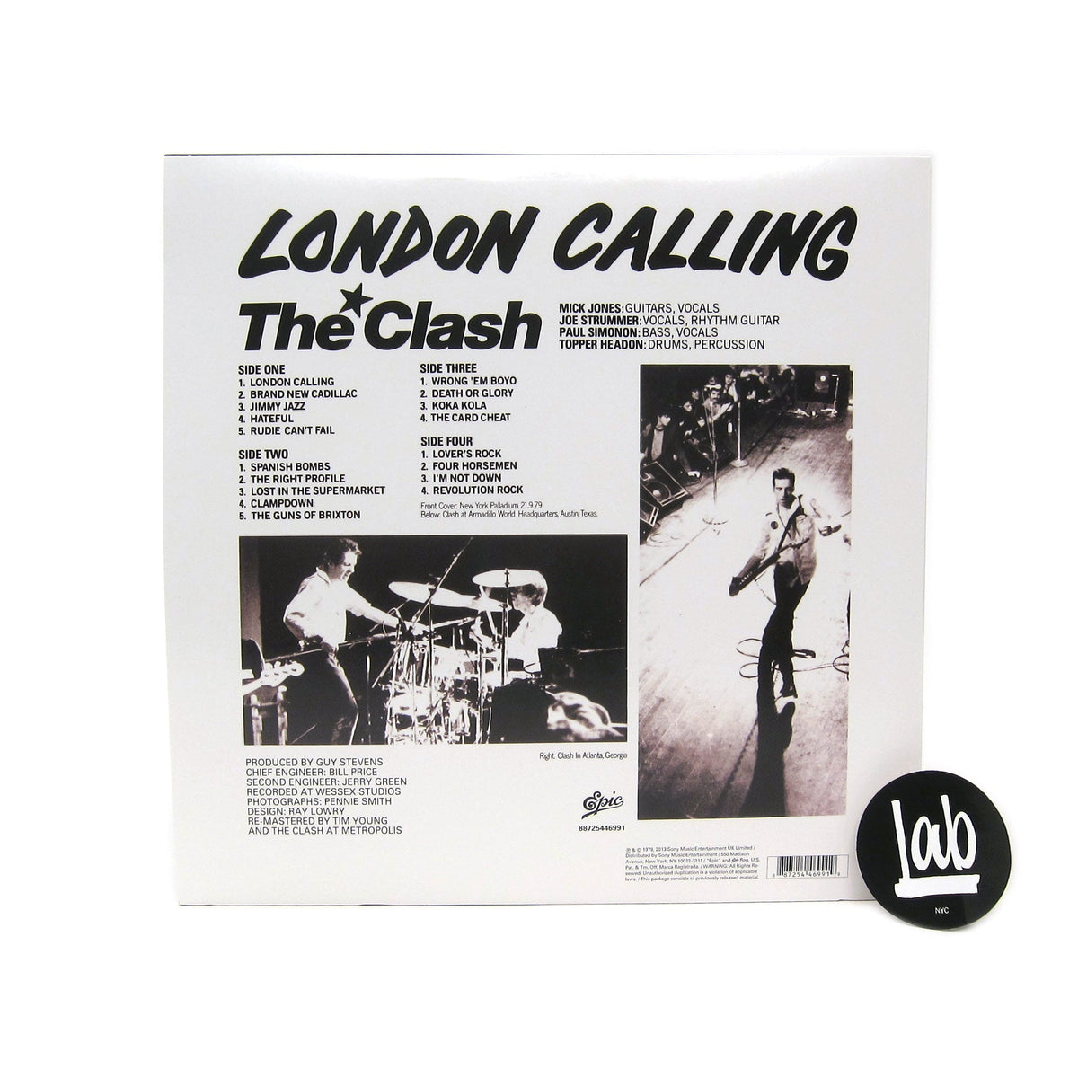 The Clash: London Calling (180g) Vinyl 2LP